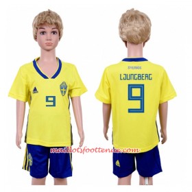 Maillot/Tenue Suède Ljungberg 9 Enfant Domicile Coupe du monde 2018